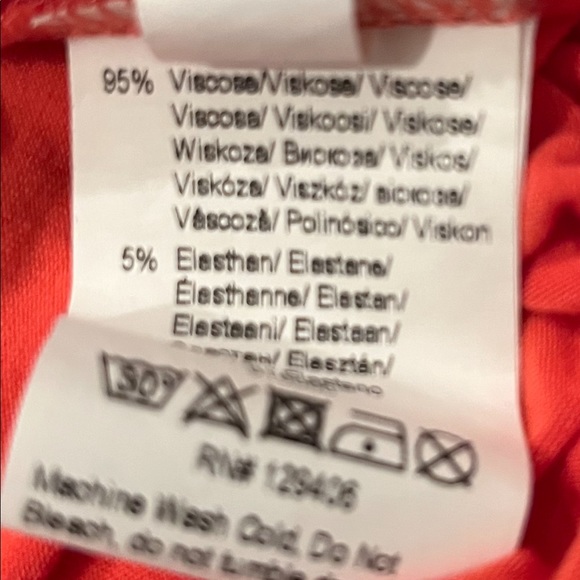 VENUS ORANGE DRESS SIZE MEDIUM - Picture 6 of 7